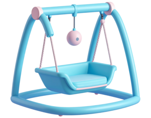 children playground equipment isolated