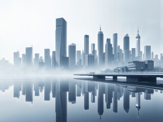 modern city skyline