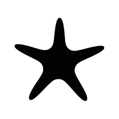 Starfish Silhouette sea creature marine life