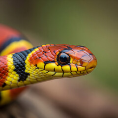 close up of a snake