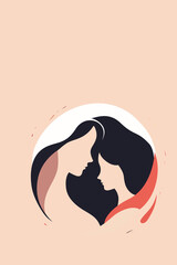 Communication, Man, woman, relationship, couple, Breakdown, Mind, Panic, Psychology, Therapy, Business, Mother, Daughter, Soul, Trauma, Depression, Healing, Thoughts, Artwork, Vector