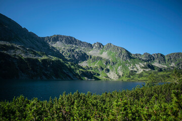 Obraz premium mountain landscape with a lake