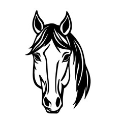  horse head shoe icon