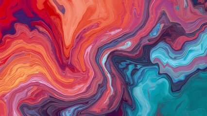abstract colorful background with waves