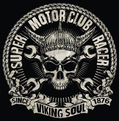 Motor Club T shirt Design 