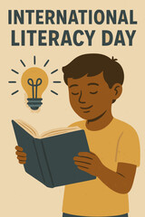 International Literacy Day: A Young Learner's Journey with a Book and Idea