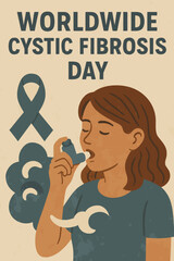 Worldwide Cystic Fibrosis Day Illustration