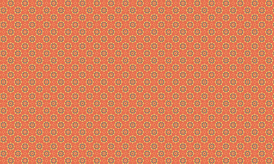 Traditional Mexican Seamless Pattern with Floral and Geometric Motifs