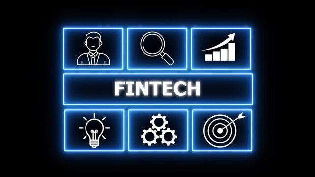 Fintech Financial technology digital money online banking business finance concept. Fintech (Financial Technology) refers to innovative technologies and digital solutions that improve and automate.