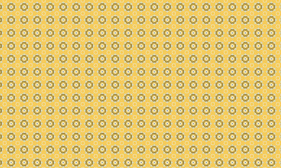 Traditional Mexican Seamless Pattern with Floral and Geometric Motifs