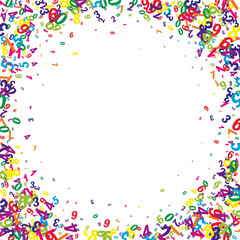 Concept of school background. Colorful childish