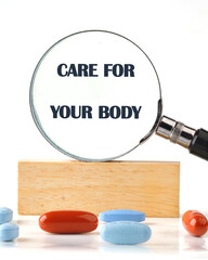 THE CONCEPTUAL PHRASE IS CARE FOR YOUR BODY