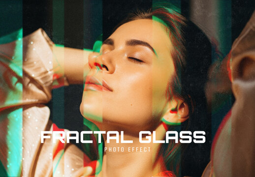 Fractal Glass Photo Effect