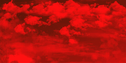 Abstract Red  sky mist fog on a black background. sky fog misty texture 