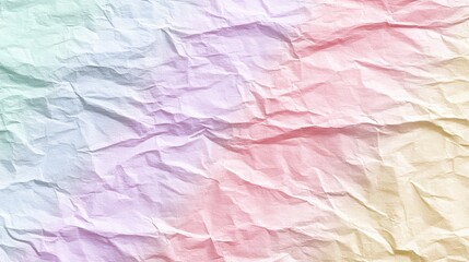 Fototapeta premium Pastel Crumpled Paper Texture Background.