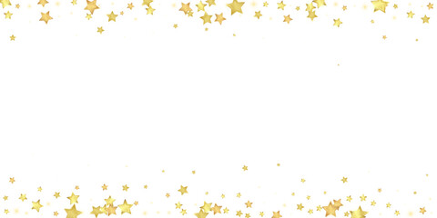 Magic stars vector overlay.  Gold stars scattered
