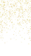 Christmas spirit. Scattered falling stars.