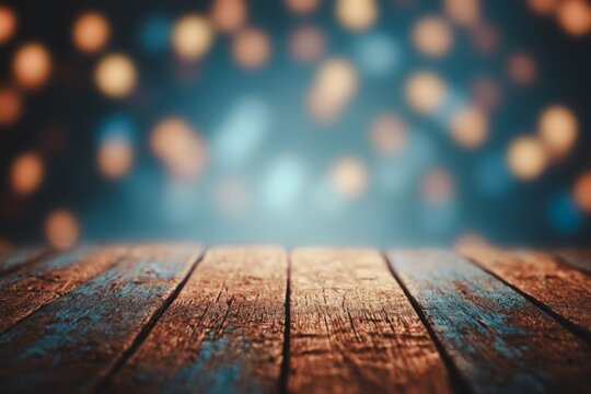 old wooden table