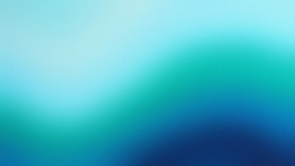 Obraz premium Photo of a tranquil gradient of blue and green creates a peaceful and refreshing abstract background