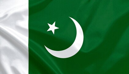 The national flag of Pakistan