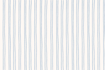 Vintage Cottagecore Background - White with Blue Countryside Retro Style Hand drawn Doodle Stripes 