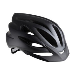 Fototapeta premium black helmet isolated on white background