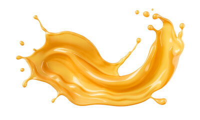 Caramel sauce, Liquid syrup splash, sugar candy caramel or melted toffee