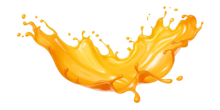 Caramel sauce, Liquid syrup splash, sugar candy caramel or melted toffee