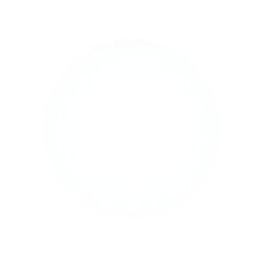 White circle object against transparent background offers versatile creative possibilities