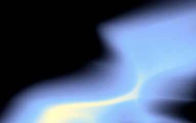 Soft blue light glow abstract background with black contrast
