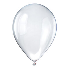 Isolated Transparent Balloon on Clean Background