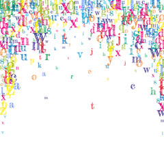 Concept of school background. Colorful childish