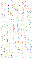 Scattered numbers. Colorful childish digits