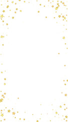 Magic stars vector overlay.  Gold stars scattered