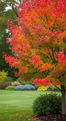 Naklejka premium autumn in the park
