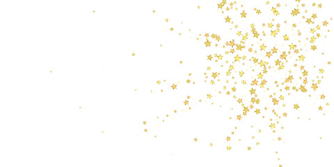 Magic stars vector overlay.  Gold stars scattered