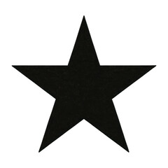 Fototapeta premium PNG Bold black star illustration.