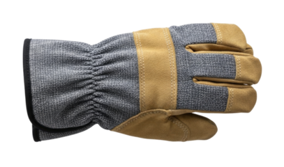 High-quality work glove designed for durability and protection, cutout isolated on transparent bg, cutout png