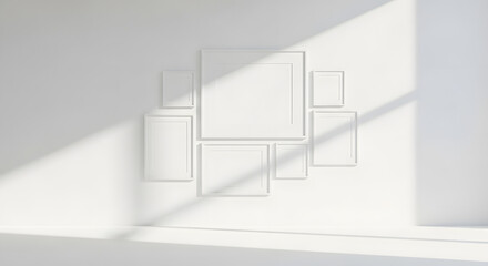 Empty Frame Wall Display Mockup