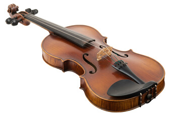 Fototapeta premium Isolated Antique Wooden Violin