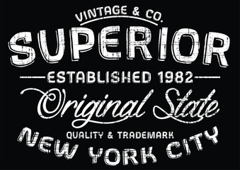 Obraz premium Superiors T shirt Design