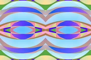 Obraz premium gradient line art pattern of indonesian culture traditional tenun batik ethnic dayak ornament 