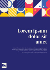 Poster Bauhaus Pattern 6