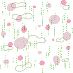 水彩　壁紙　北欧風　ベクター