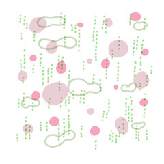 水彩　壁紙　北欧風　ベクター