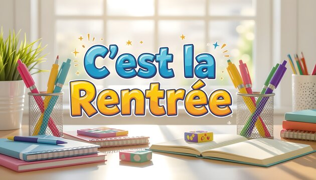 C'est la rentr&eacute;e cartoon