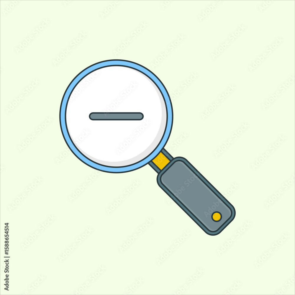 Fototapete zoom out icon. icon related to design elements. suitable for web site, app, user interfaces,element,