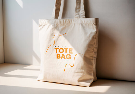 Canvas Tote Bag Mockup