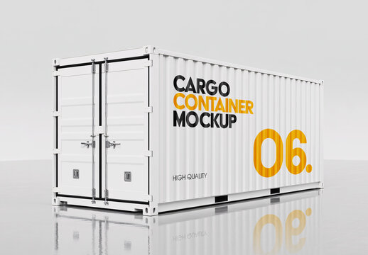 Cargo Container Mockup