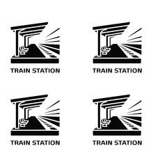 set of black and white icons
